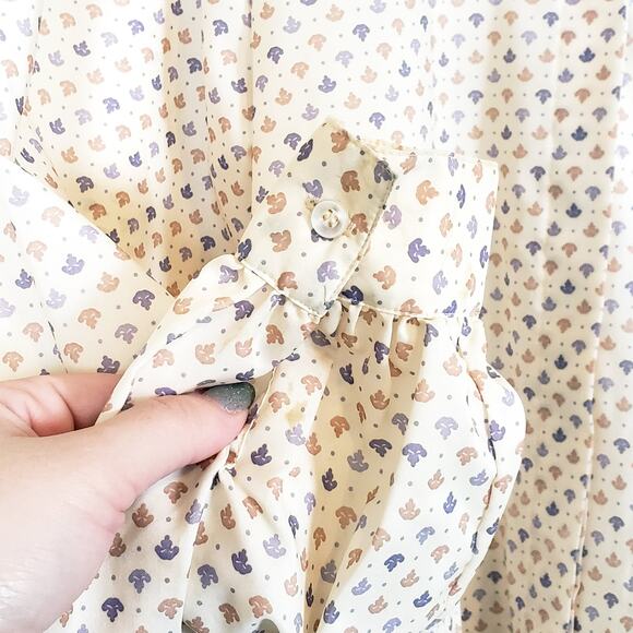 Helen Kay for Lucky Tops Button Front Top Blouse Vintage Women's Small - Picture 7 of 10